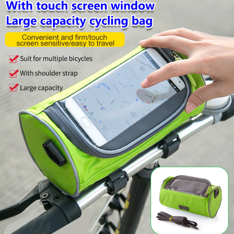 Youtube Phone Accessories - Large Bicycle Bags Handlebar Front Tube