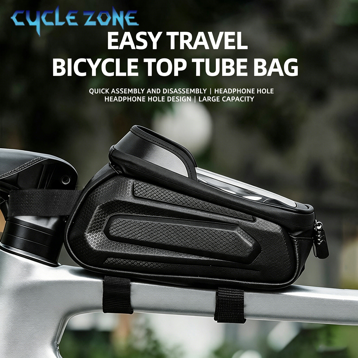 Youtube Phone Accessories - Bike Top Tube Bag Bicycle Frame