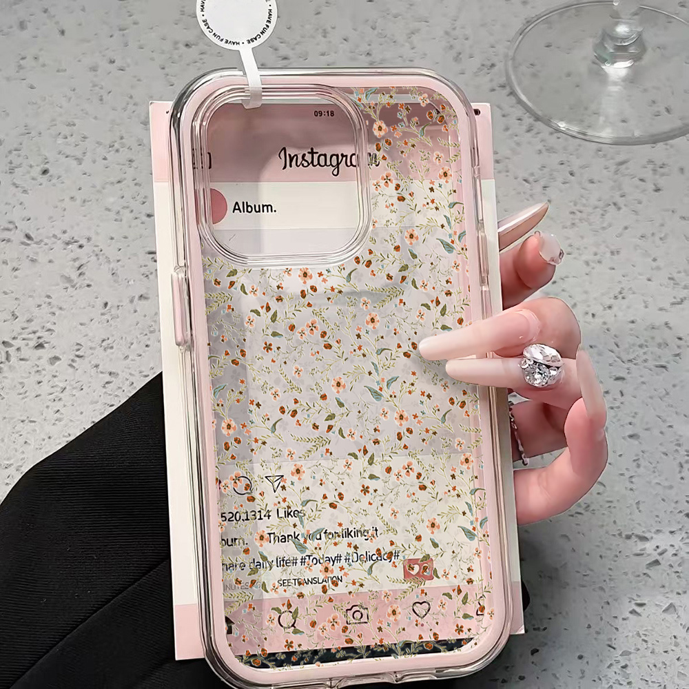 X Phone Accessories - Wildflowers Clear Phone Case For iPhone