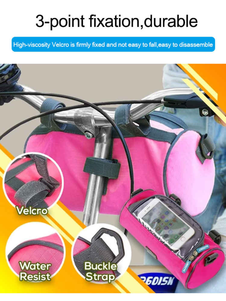 Large Bicycle Bags Handlebar F - Youtube Phone Accessories 评论和价格