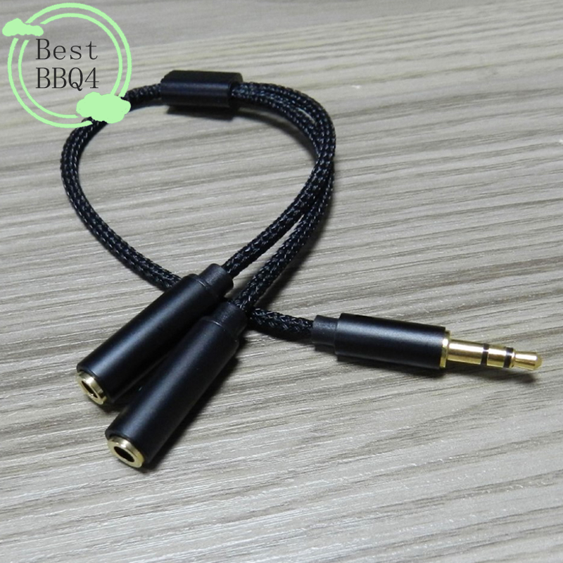 (BBQ4)AUX Cable Jack 3.5MM Aud - Earphone Splitter Jack 评论和价格