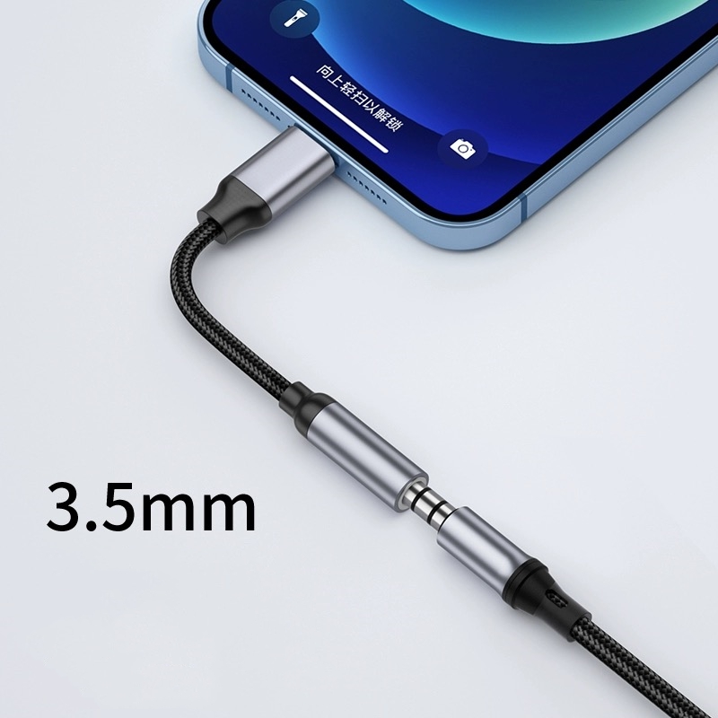 8 Pin to 3.5mm Jack AUX Cable  - Earphone Splitter Jack 评论和价格