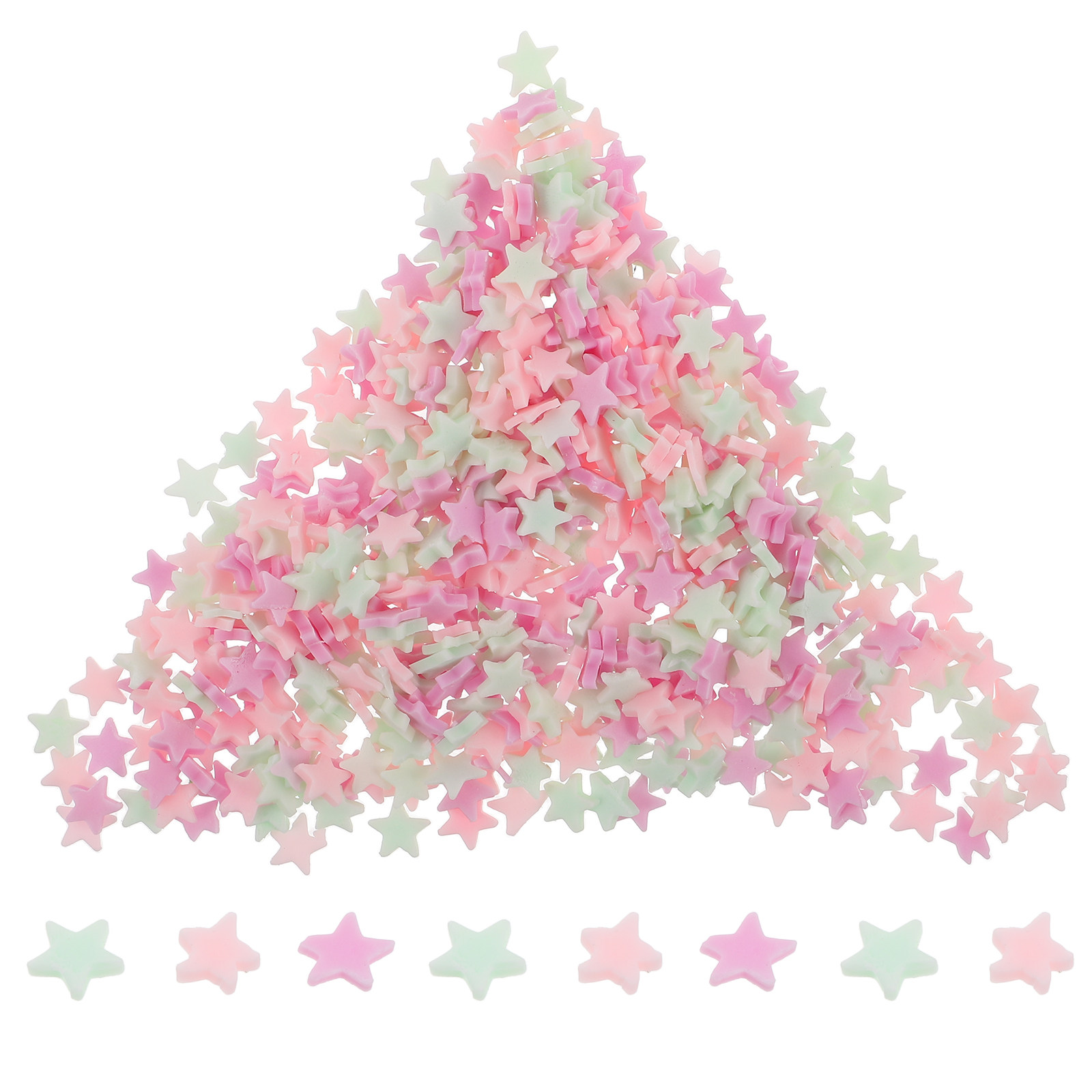 10Pcs Five-Pointed Clay Slices - Phone Accessories Clipart 评论和价格
