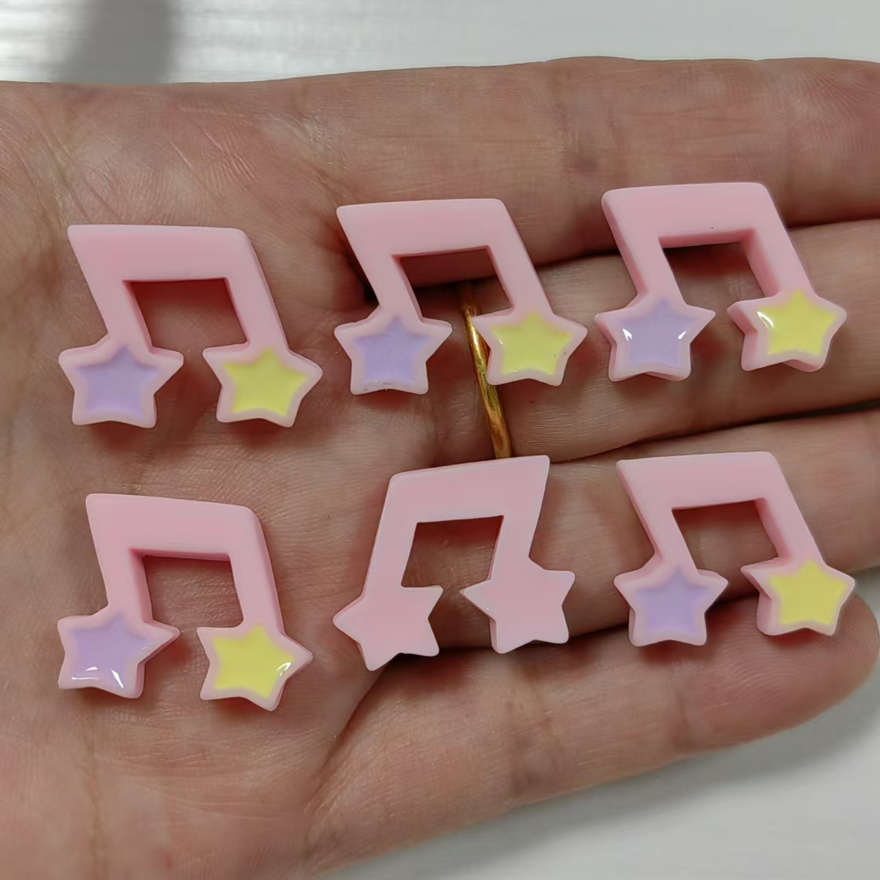10Pcs Resin Star Music Eight N - Phone Accessories Clipart 评论和价格