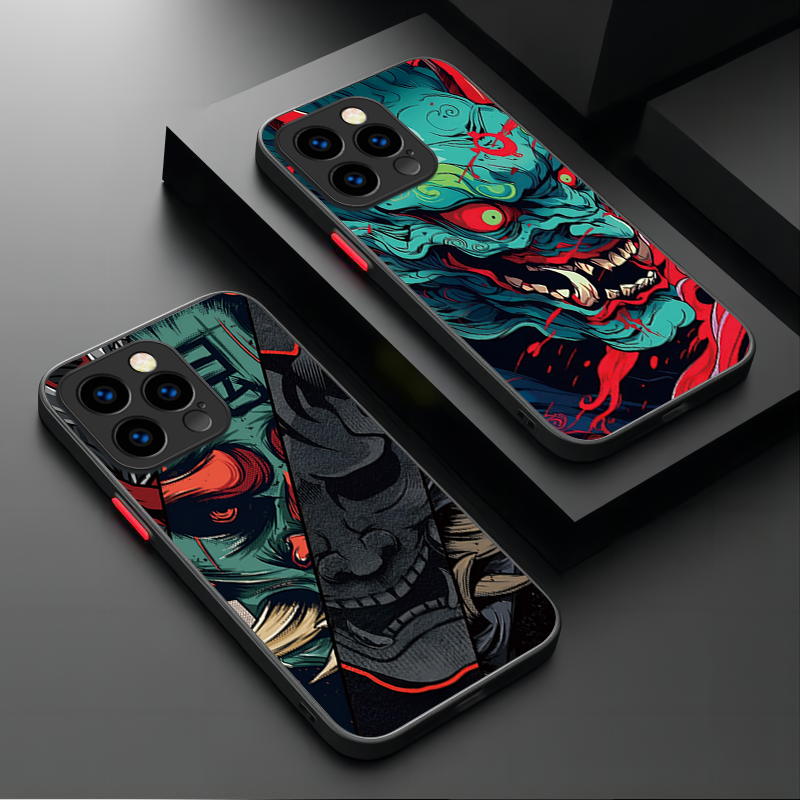 Samurai Hannya Mask Ghost Prin - X Phone Accessories 评论和价格