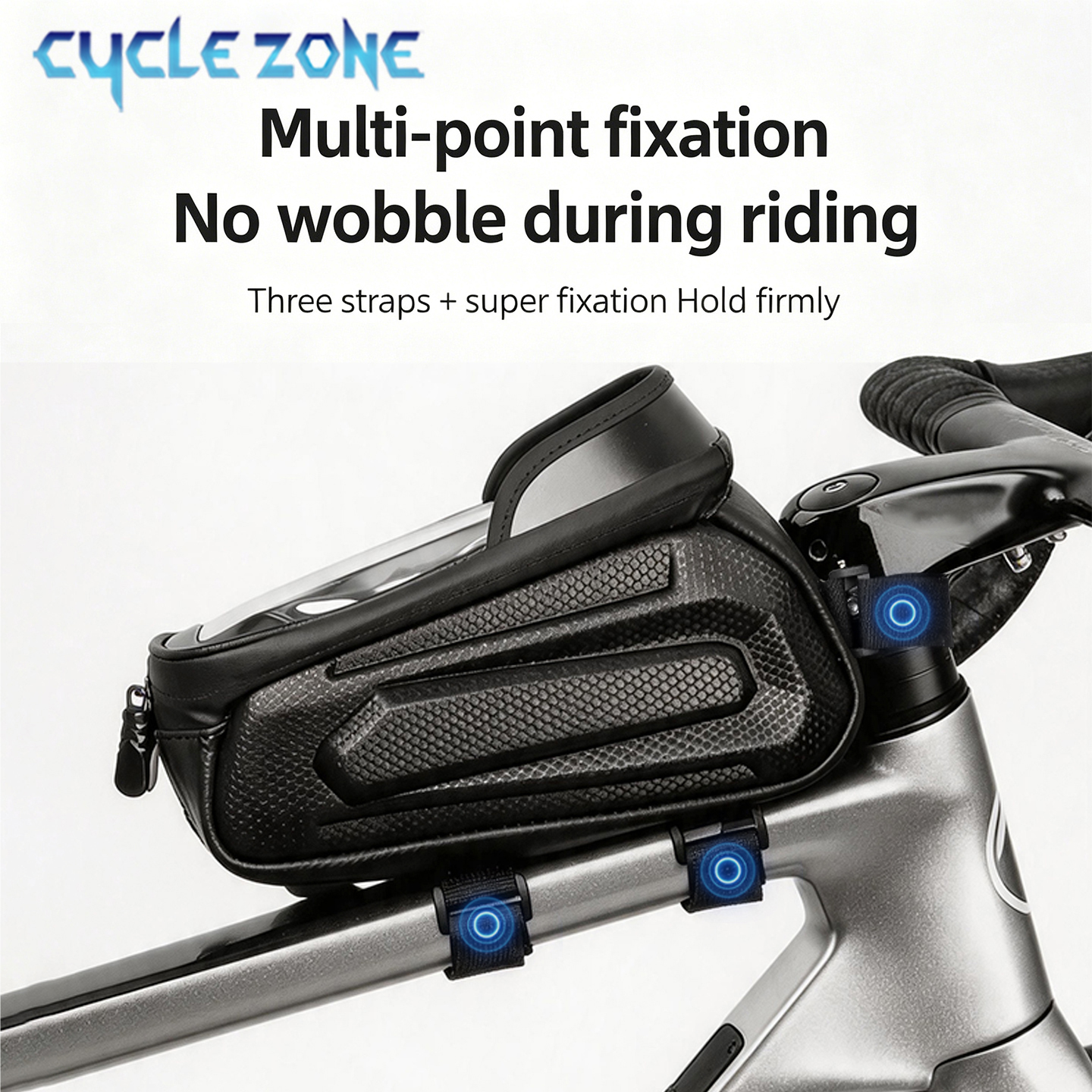 Bike Top Tube Bag Bicycle Fram - Youtube Phone Accessories 评论和价格