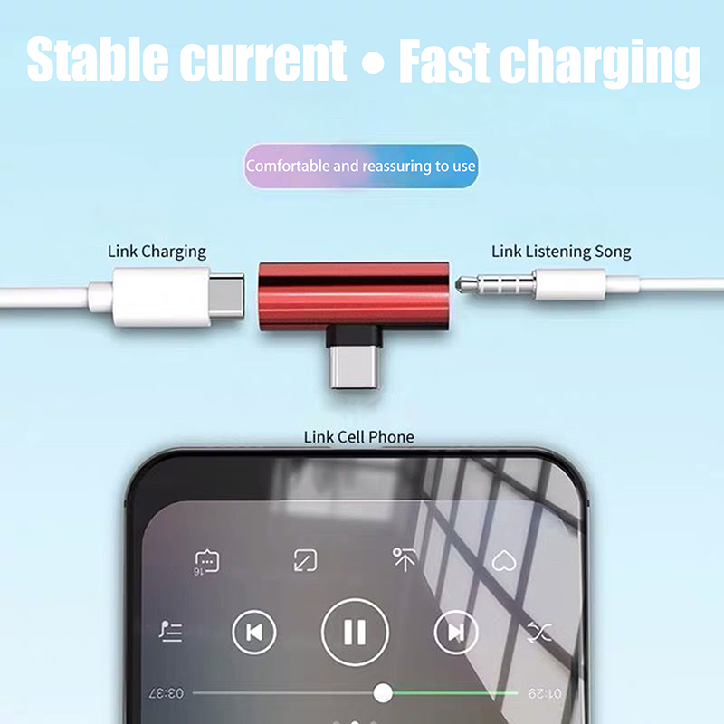 USB Type-C To 3.5 Mm Headphone - Earphone Splitter Jack 评论和价格