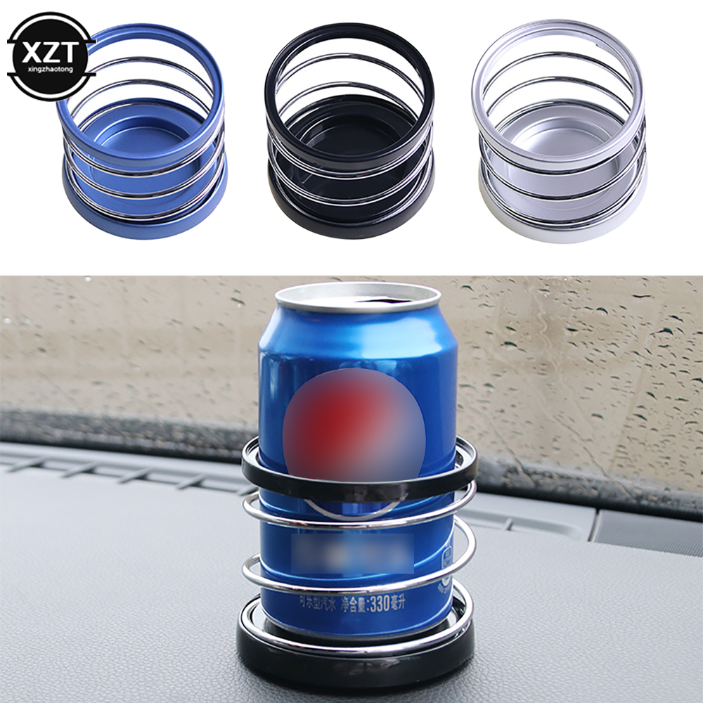Auto Spring Cup Holder Beverag - Phone Accessories Rack 评论和价格