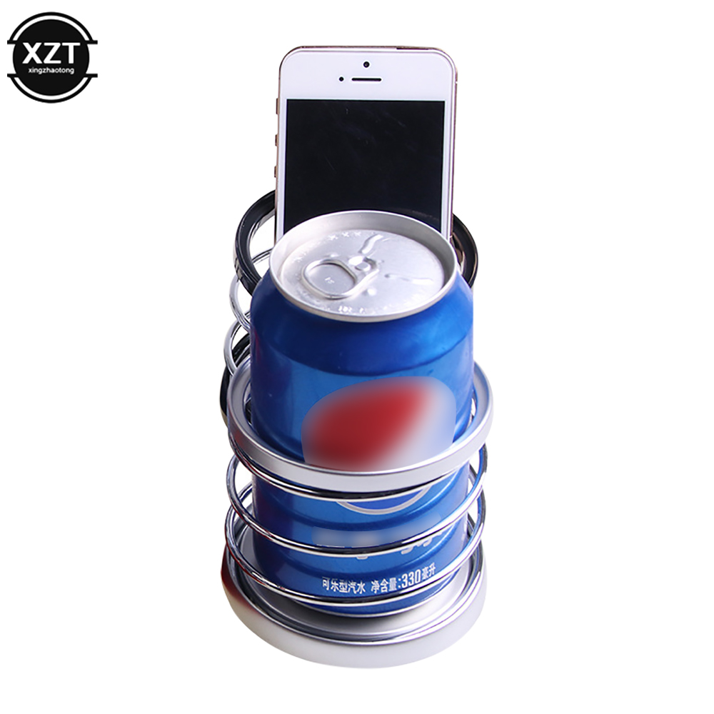 Auto Spring Cup Holder Beverag - Phone Accessories Rack 评论和价格