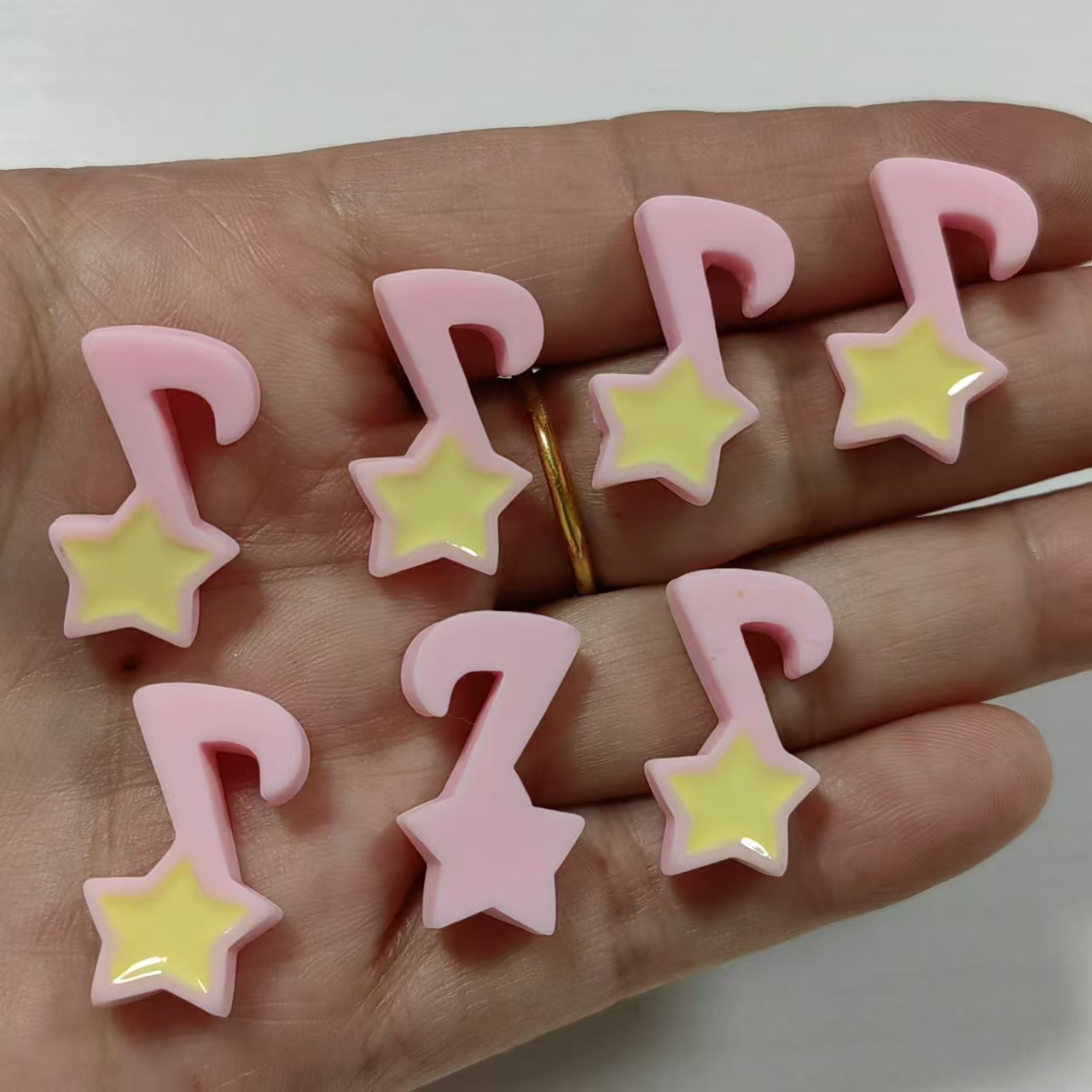 10Pcs Resin Star Music Eight N - Phone Accessories Clipart 评论和价格