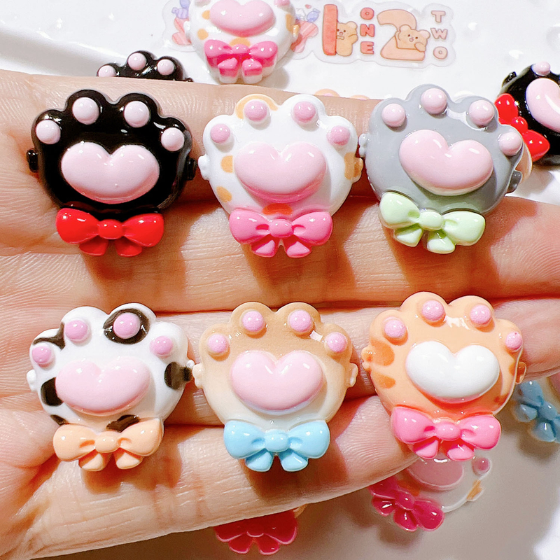 10 Pcs New Resin Cute Cartoon  - Phone Accessories Clipart 评论和价格