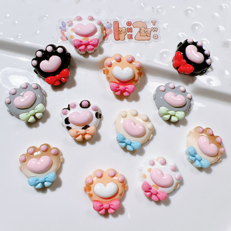 10 Pcs New Resin Cute Cartoon  - Phone Accessories Clipart 评论和价格
