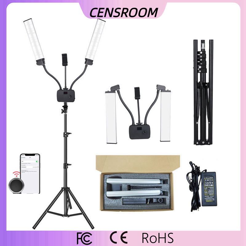 45W Double Arm Fill Ring Light - Led Strip Selfie 评论和价格