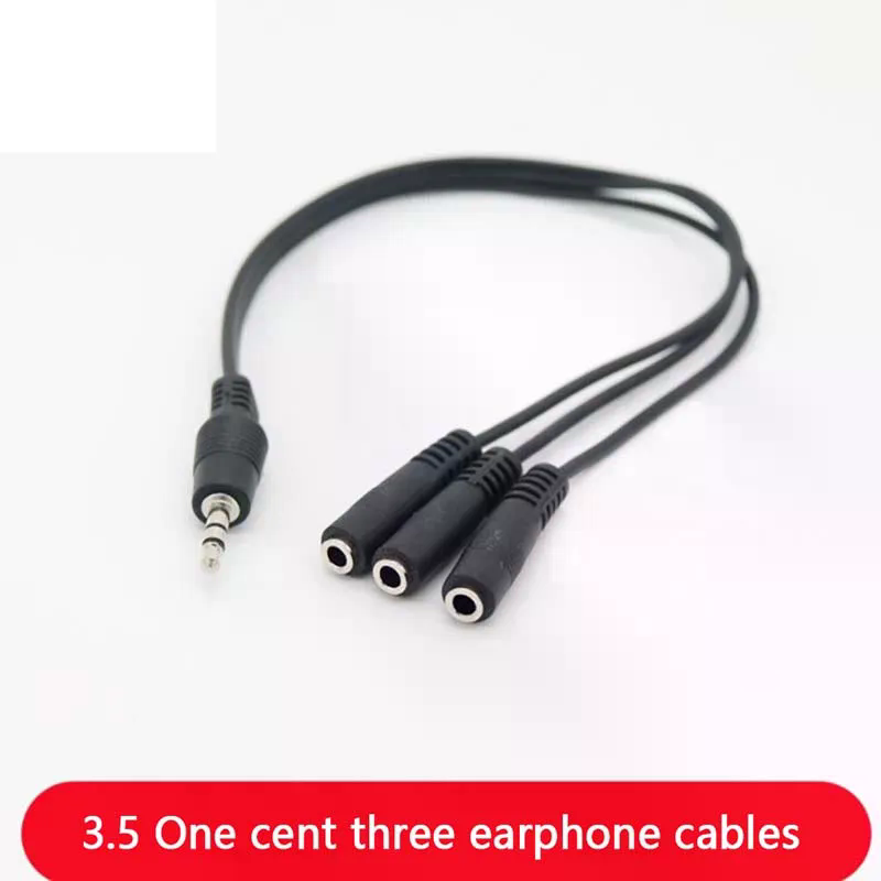 3.5mm 3 3.5mm 1 3 Adapter Way  - Earphone Splitter Jack 评论和价格