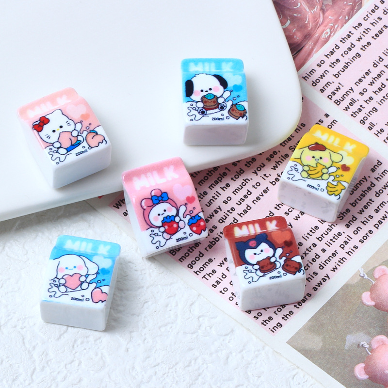 10Pcs Models Resin Cute Cartoo - Phone Accessories Clipart 评论和价格