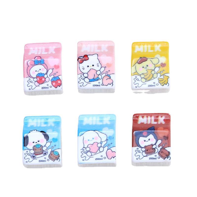 10Pcs Models Resin Cute Cartoo - Phone Accessories Clipart 评论和价格