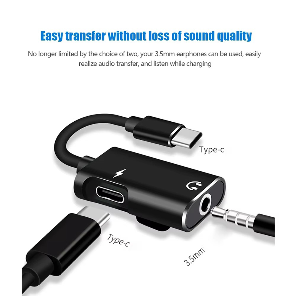 2 in 1 Headphone Audio Cable A - Earphone Splitter Jack 评论和价格